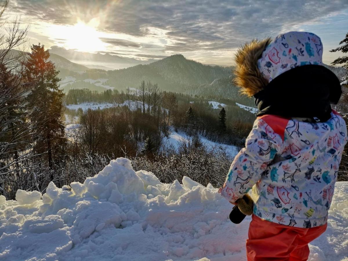Koza U Woza Wypocznij W Gorach W Rytmie Slow Drewniany Dom Premium Z Widokiem Na Panorame Tatr Ecospa Strefa Fitness Zielona Farma Warsztaty (Adults Only) Szlembark Esterno foto